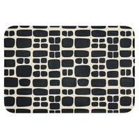 WC PŘEDLOŽKA Moderní - organické - černé 90x60 cm - antracitová, textil/plast (90/1cm) - OnlyWow