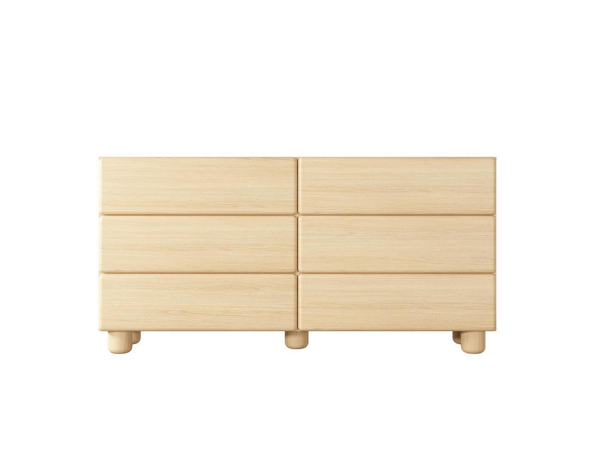 SIDEBOARD Olmo Vicenza Eiche, Schubladenkommode - Alteiche, Holzwerkstoff (160/80/38cm) - Bettso