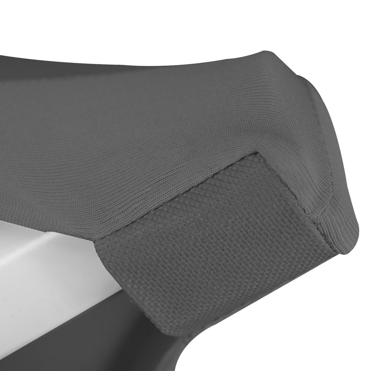 STEHTISCHHUSSE Stella Ø 80 cm Anthrazit (2tlg) - Anthrazit, Textil (80/120cm)