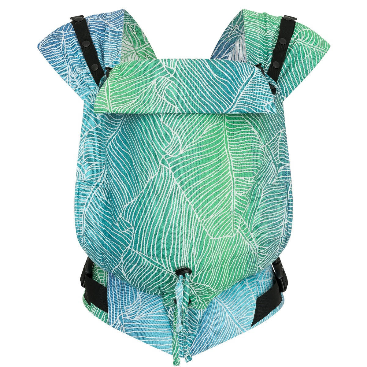 BABYTRAGE Primeo - Blau/Grün, Textil (26.5/7.2/38.5cm) - Hoppediz