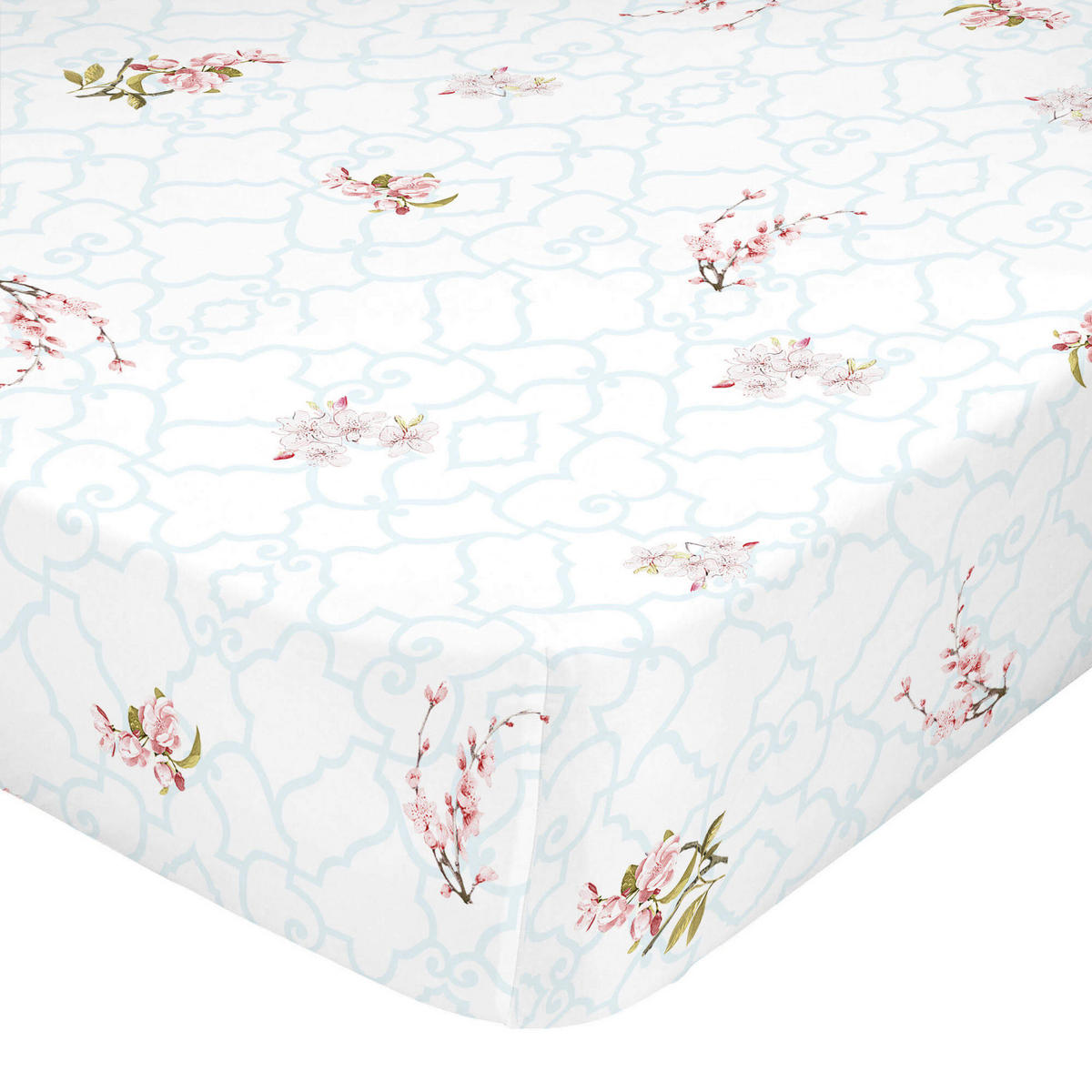 SPANNBETTTUCH sakura 140x200x32 cm mehrfarbig - Multicolor, Textil (140/200cm) - Happy Friday
