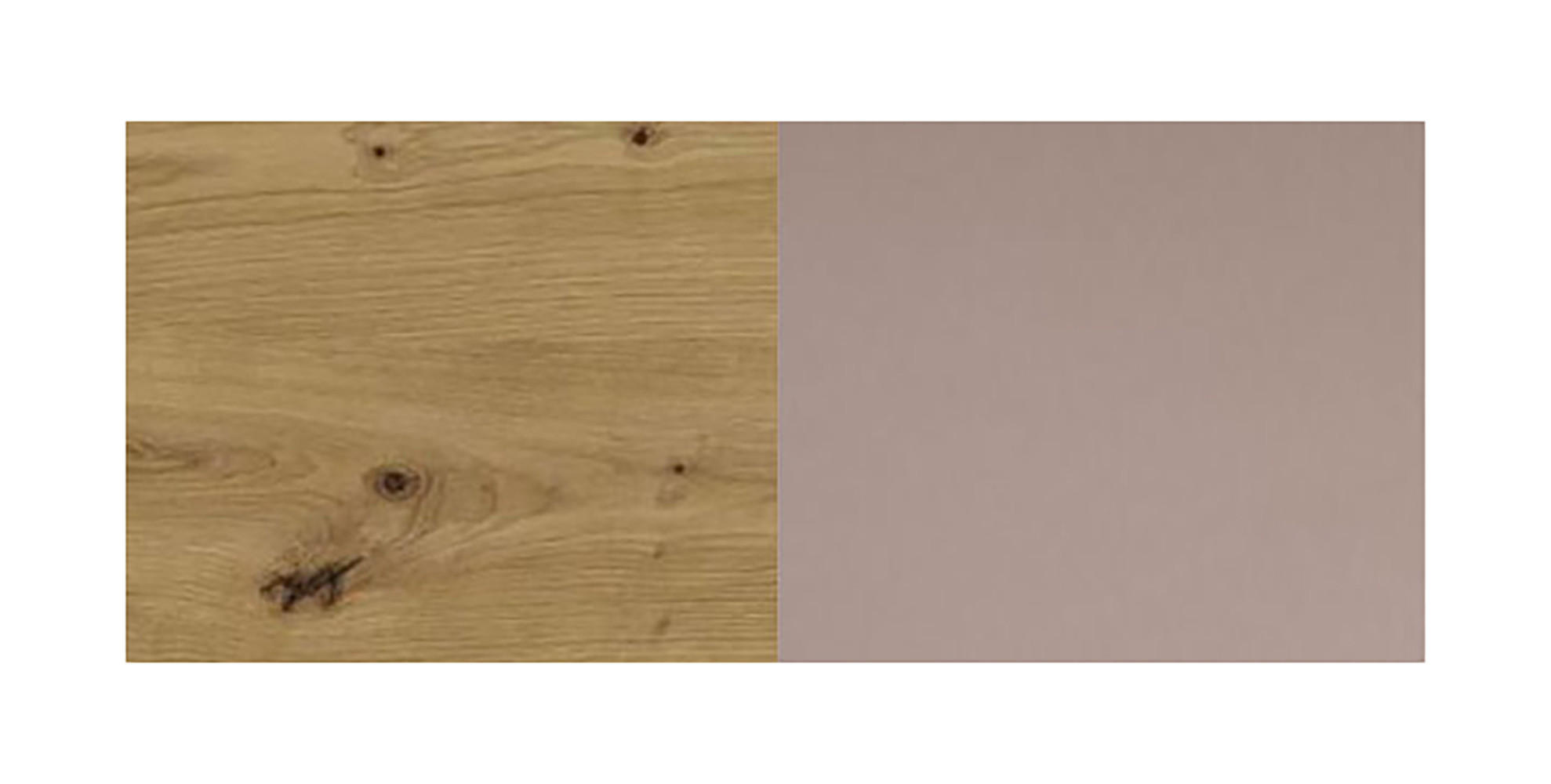 KÜCHENUNTERSCHRANK Bonn Rosé Kupfer Matt / Eiche Artisan Matt 50 / 50 / 82cm - Hellrosa/Eiche Artisan, Holz/Holzwerkstoff (50/82/50cm) - Feldmann-Wohnen