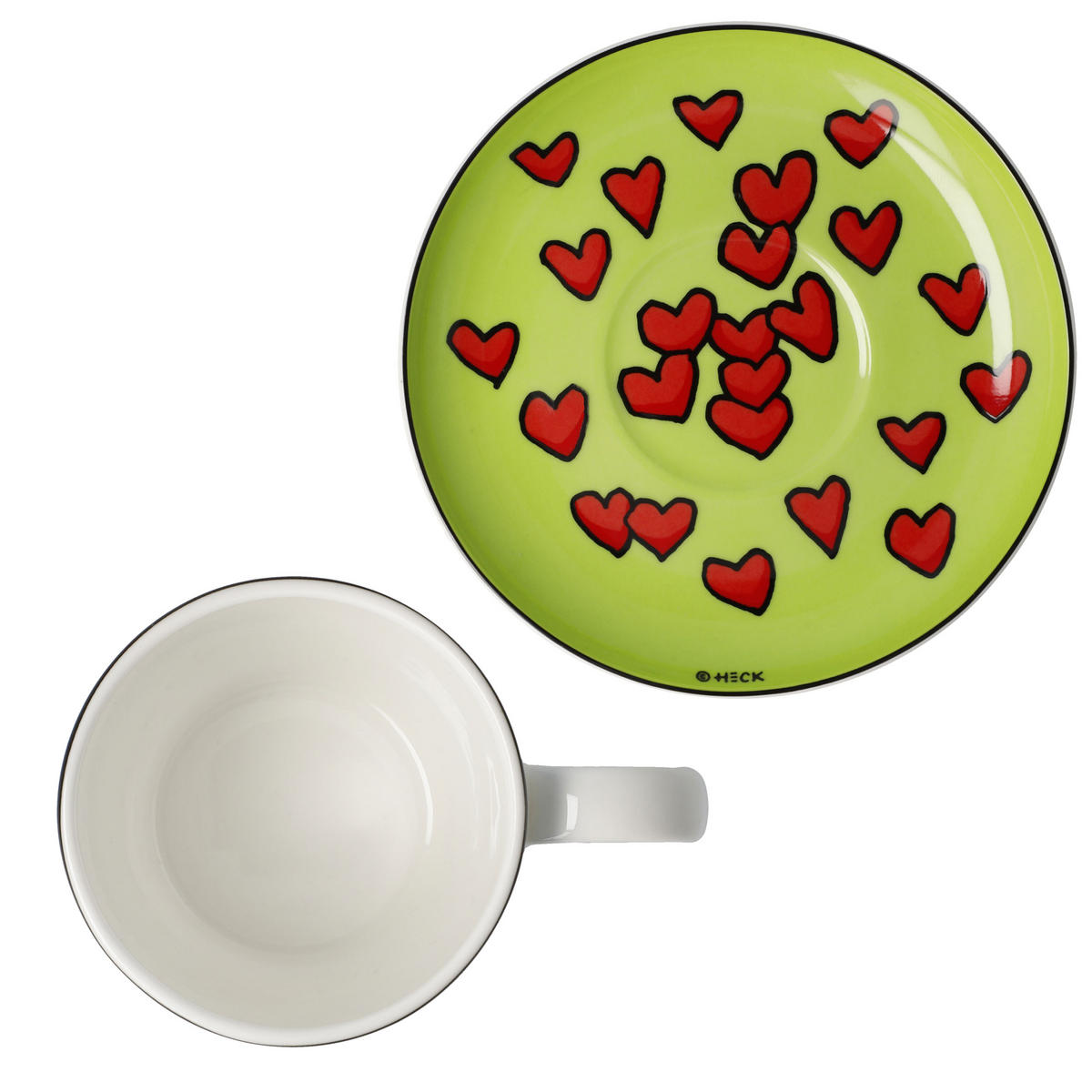 ESPRESSOTASSE Ed Eck- Roar, Fine Bone China, Bunt, 100 ml - Multicolor, Keramik (0.1L) - Goebel