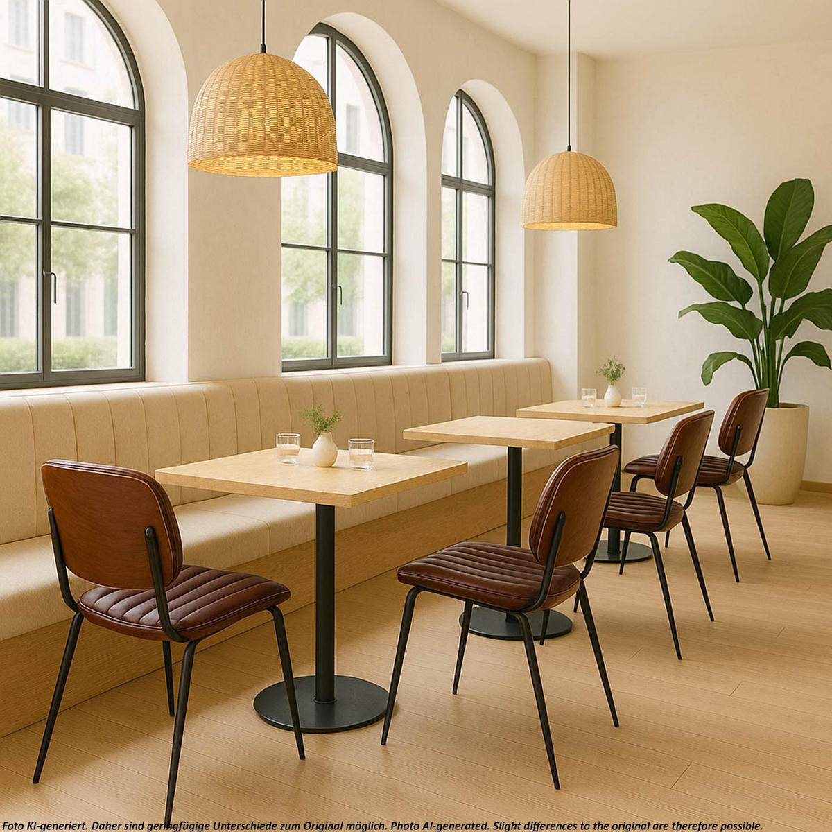 ESSZIMMERSTUHL Walnuss Dekor, Braun - Walnussfarben/Braun, Textil (49/83/52cm) - Jamb
