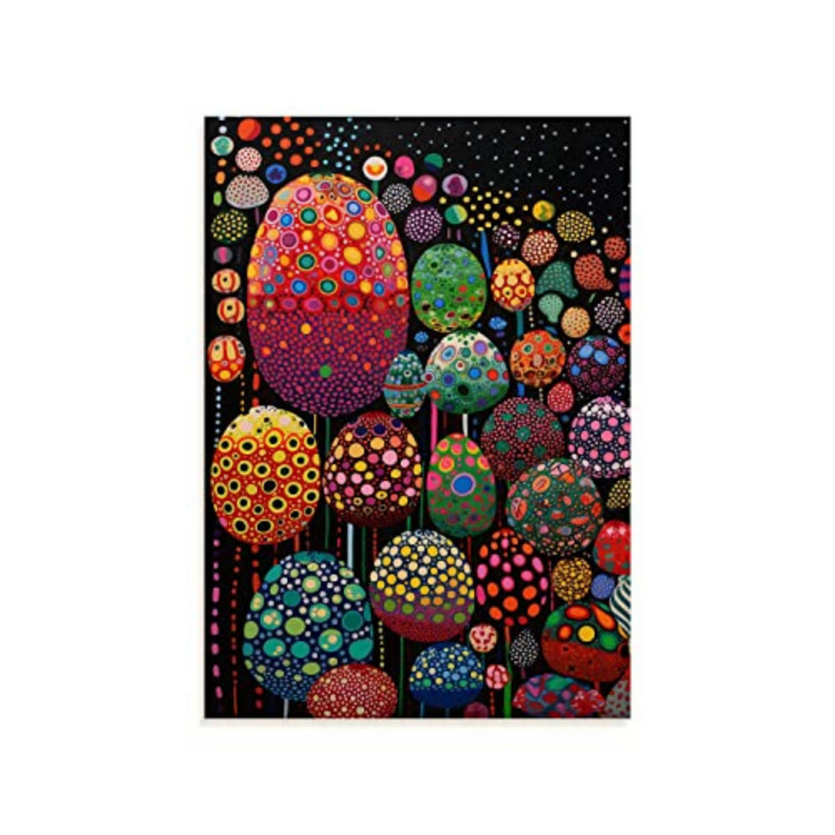 POSTER Yayoi Kusama A4 Rahmenlos - Klar, Papier (29.7/5/21cm) - Nacnic