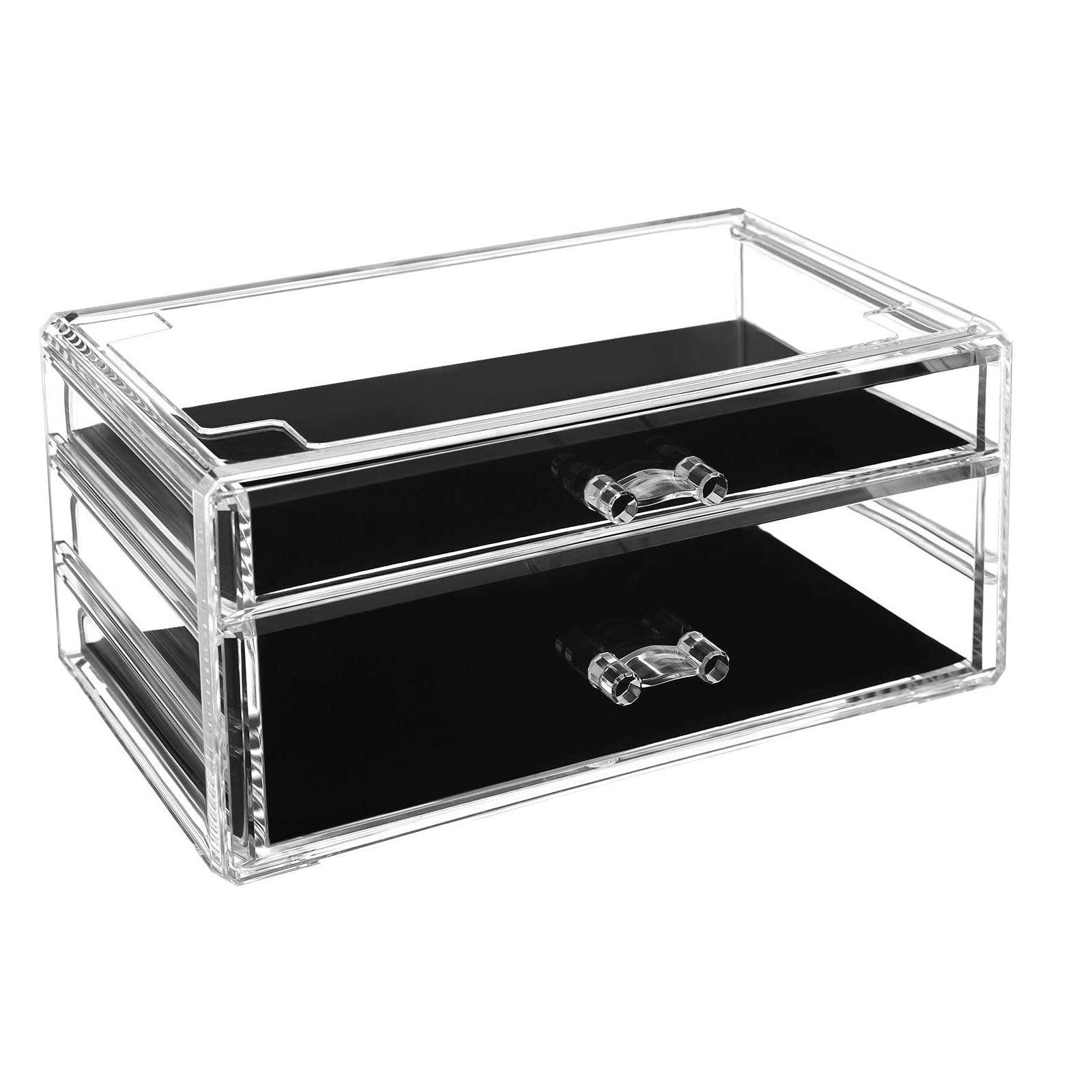 KOSMETIK-ORGANIZER - Schwarz, Kunststoff (22/14/24cm) - Hansiro