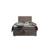 BOXBETT FADO 1 120x200, mit Matratze H3 und Topper, Cosmic 03 - Braun, Holz/Kunststoff (120/200cm) - Bedante