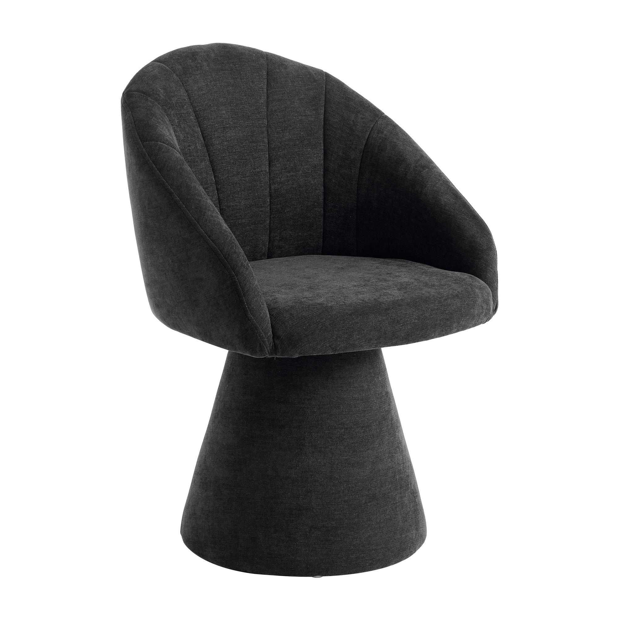 POLSTERSTUHL DE-36252 mit 360°-Drehung Grau - Grau, Holzwerkstoff (56/80/57cm) - ComfortXL