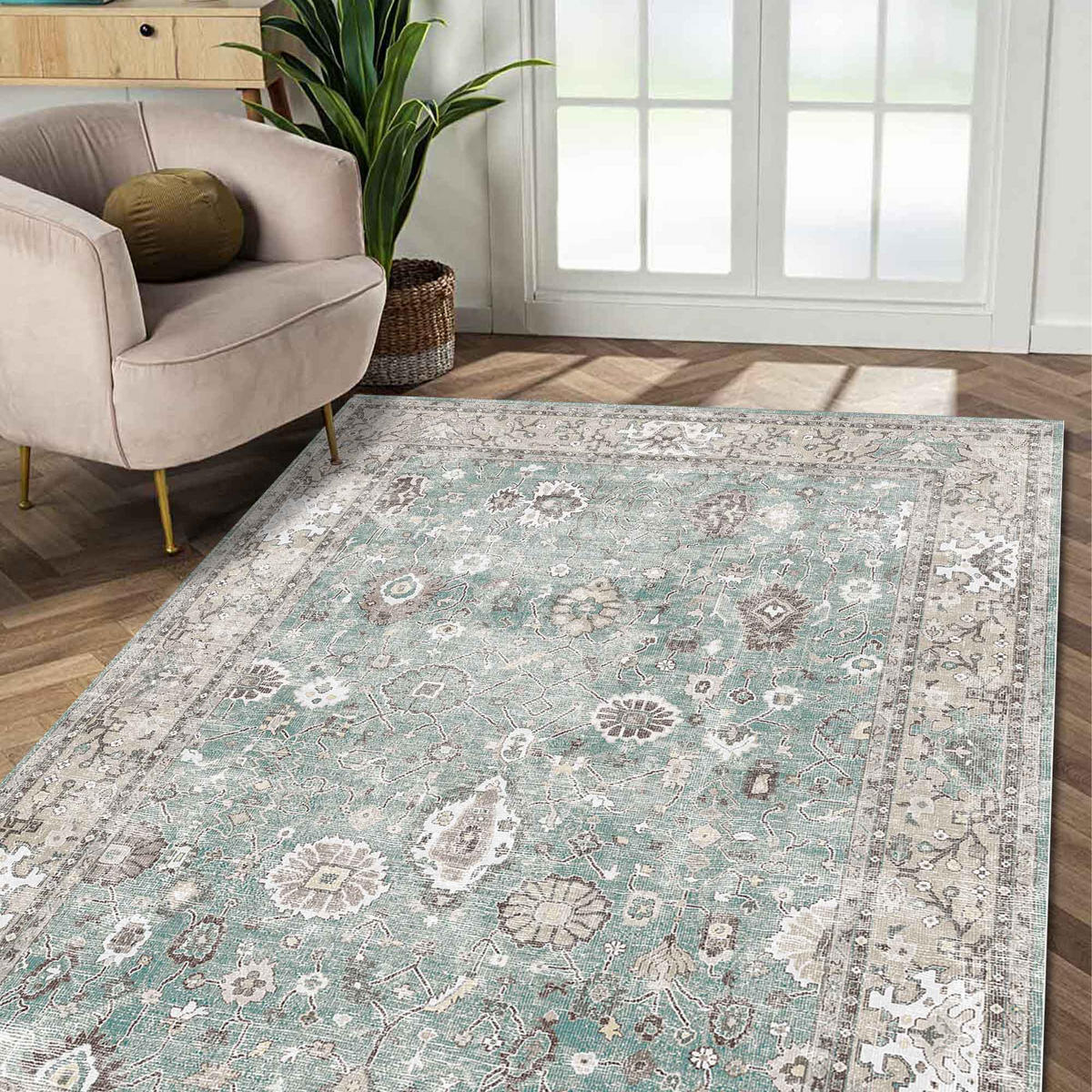 TEPPICH Zuleo 120x180 cm - Multicolor, Textil (120/180cm) - Bamyum