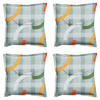 SITZKISSEN Tess 50/50 cm 4er-Set - Orange, Textil (50/5/50cm) - Madison