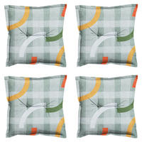 SITZKISSEN Tess 50/50 cm 4er-Set - Orange, Textil (50/5/50cm) - Madison