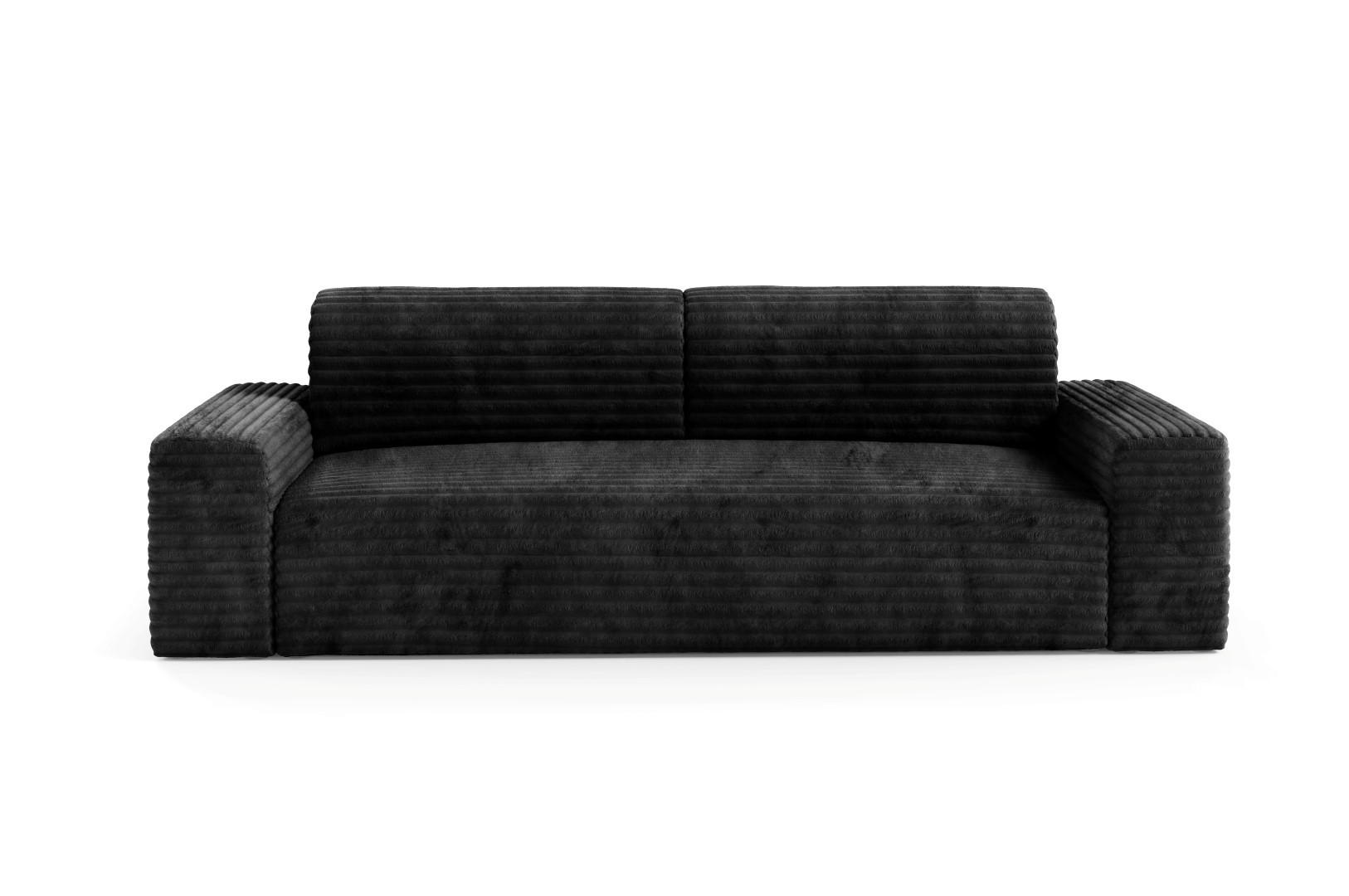 SCHLAFSOFA mit Bettkasten Schwarz - Schwarz, Holz/Holzwerkstoff (260/70/102cm) - Furnisell