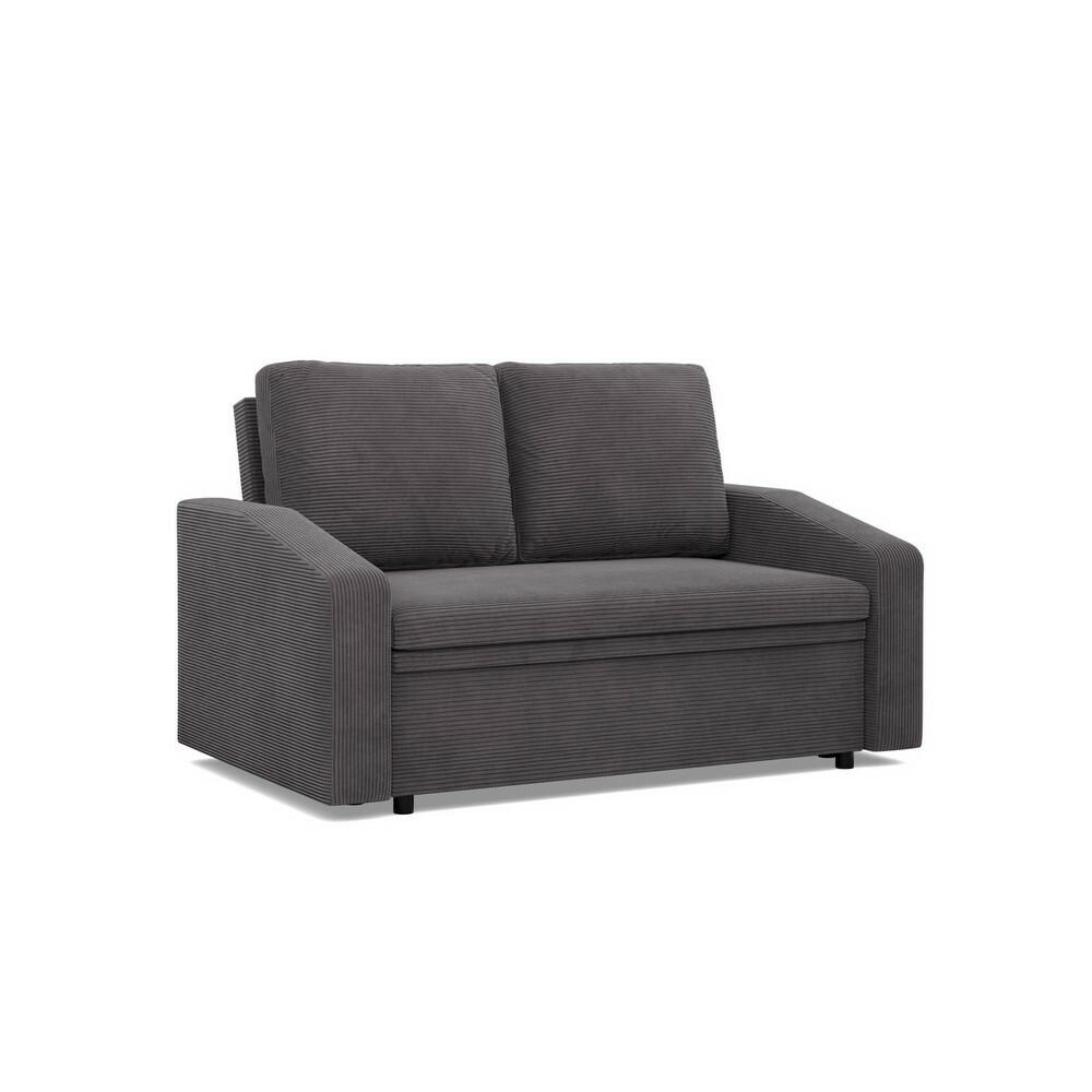 SOFA Neo mit abgeschrägter Armlehnen dunkelgrau - Dunkelgrau, Textil (148/90/87cm) - SIMKAM Furniture