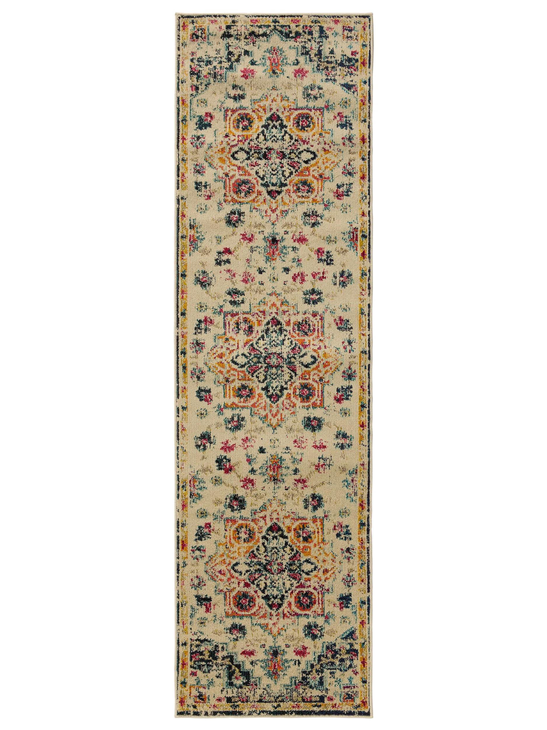 LÄUFER Casa Multicolor 70/240 cm - Multicolor, Naturmaterialien/Textil (70/240cm) - benuta
