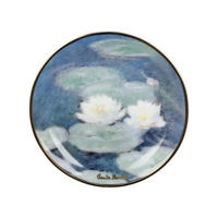 DEKOTELLER Claude Monet - Seerosen, Dekoteller, Teller, Artis Orbis, Fine Bone China, Bunt, 10 cm - Multicolor, Keramik (1cm) - Goebel