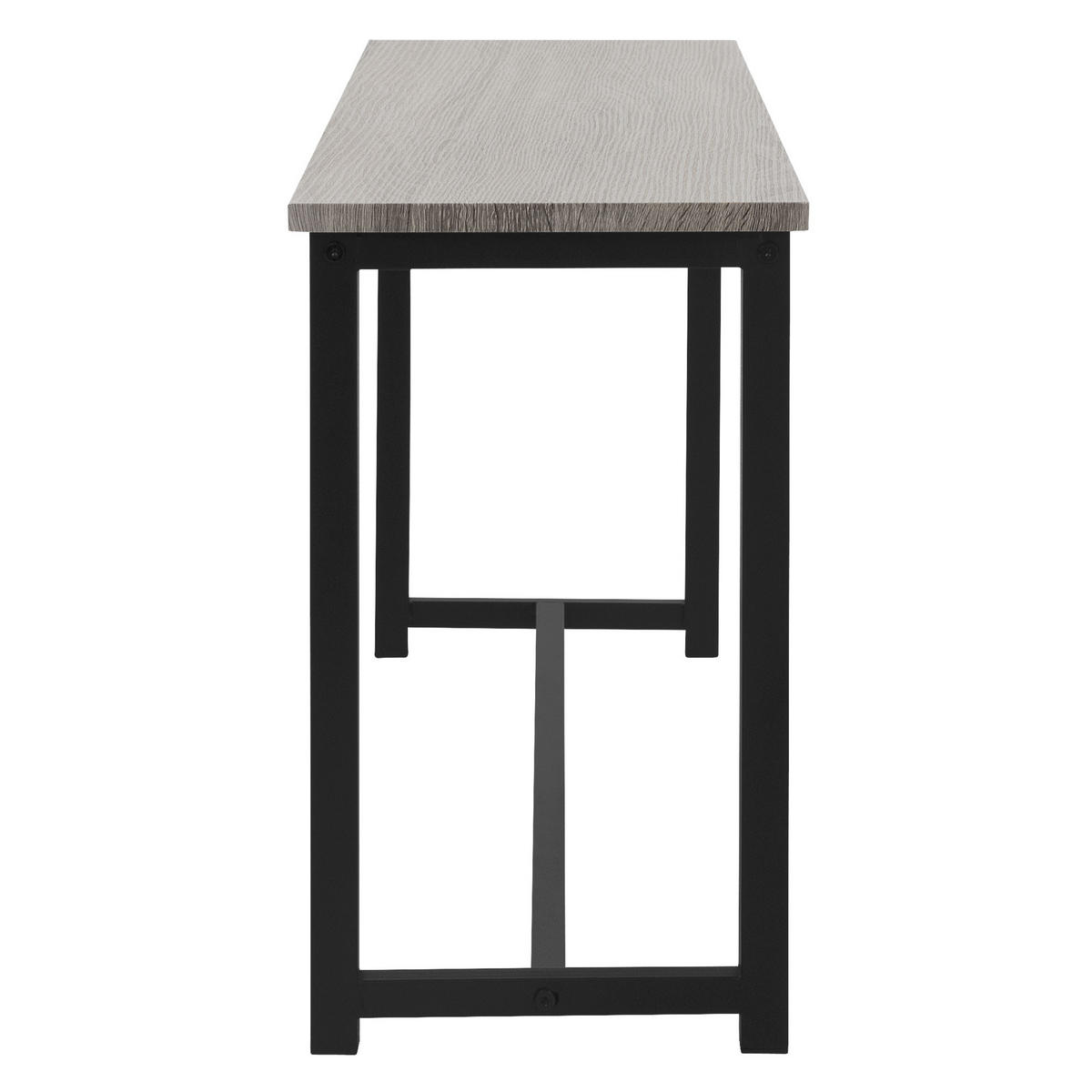 ESSTISCH Set 3-teilig - Grau, Holzwerkstoff (107/75/67cm) - ML-DESIGN