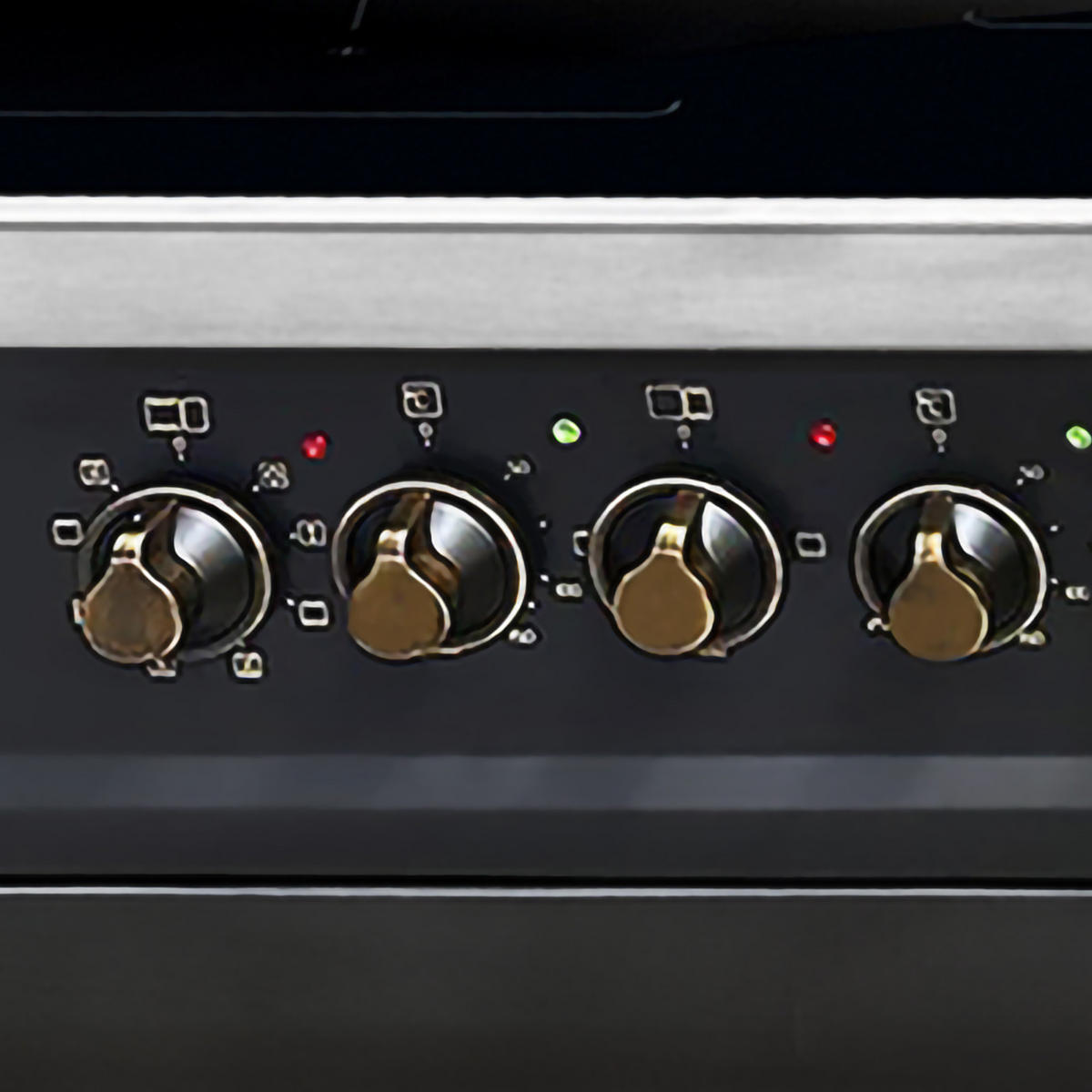 ELEKTRO-STANDHERD E 913 DF RU BL 90 cm Schwarz - Schwarz, Metall (90/94/61.5cm) - Gurari