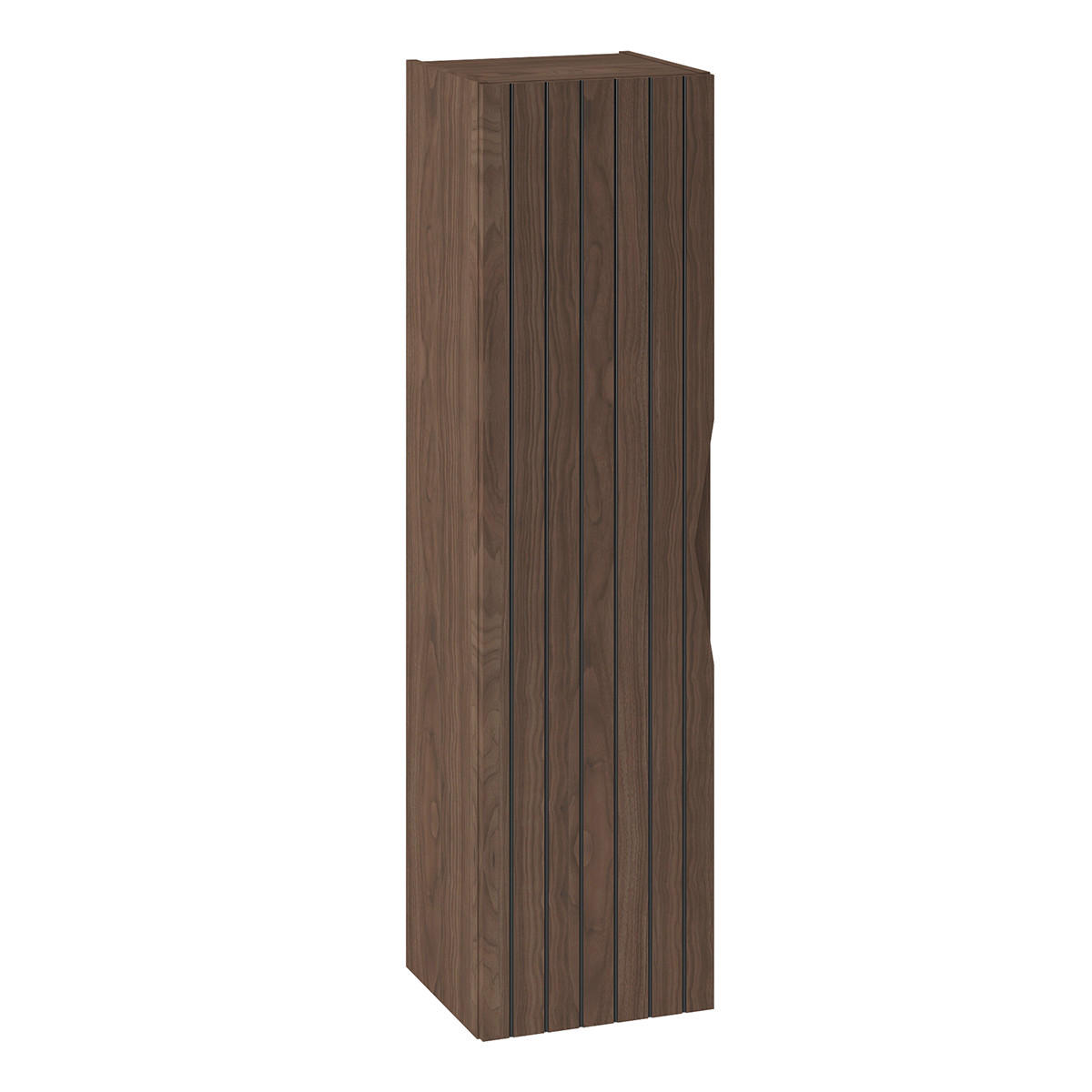 HÄNGESÄULE Siena Holz und Schwarz - Schwarz, Holzwerkstoff (34.5/130/31.8cm) - Petits-meubles