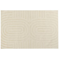 TEPPICH Beige 200/300 cm Wolle Mastung - Beige, Textil (200/300cm) - Beliani