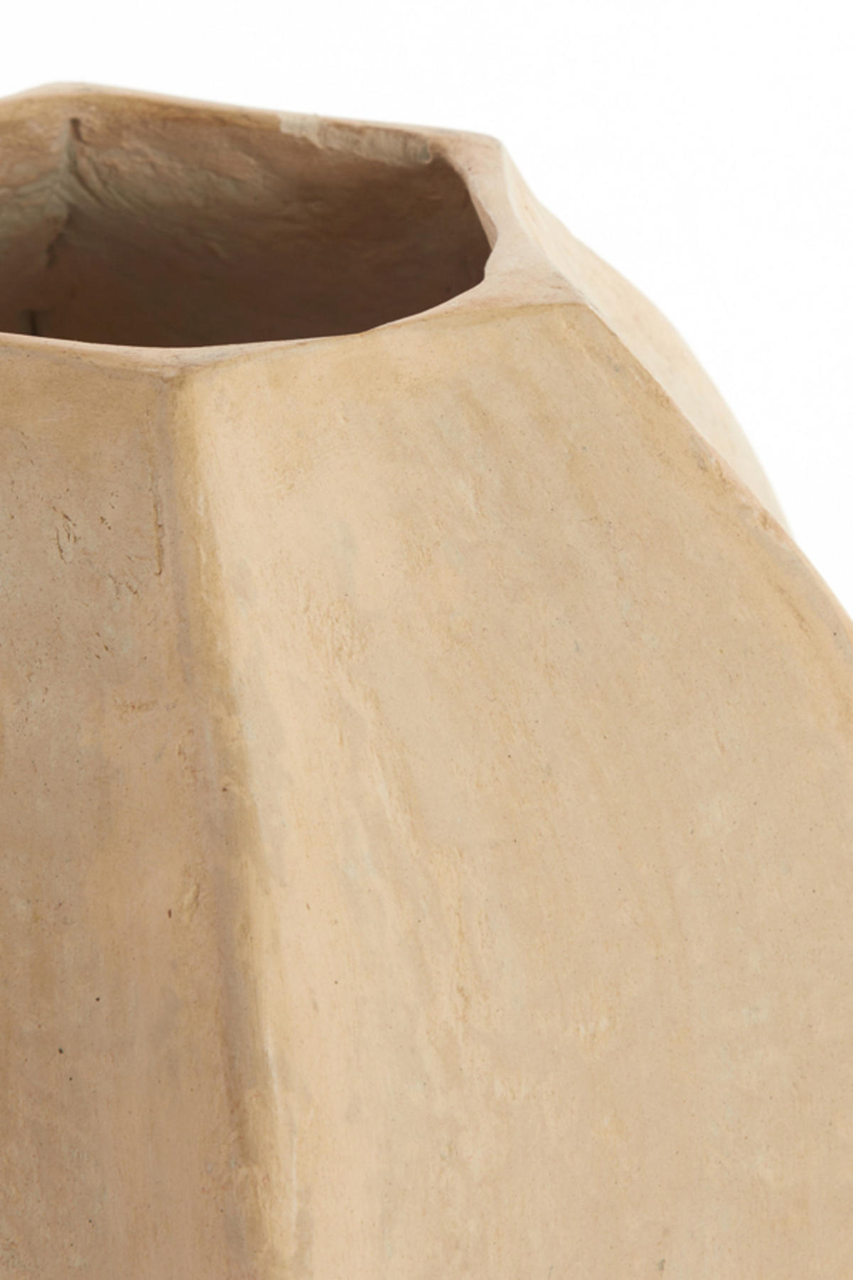 VASE Melis Weiß Ø23,5/21,5 cm - Weiß, Papier (21.5cm) - Light & Living