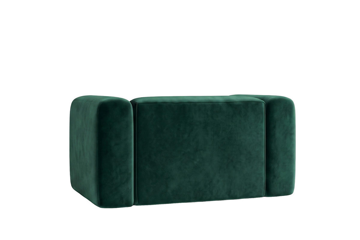 WOHNZIMMERSESSEL Aus Velvet-Stoff Bluvel, Grün, GRETA - Grün, Holz (137/70/89cm) - Kaiser Möbel