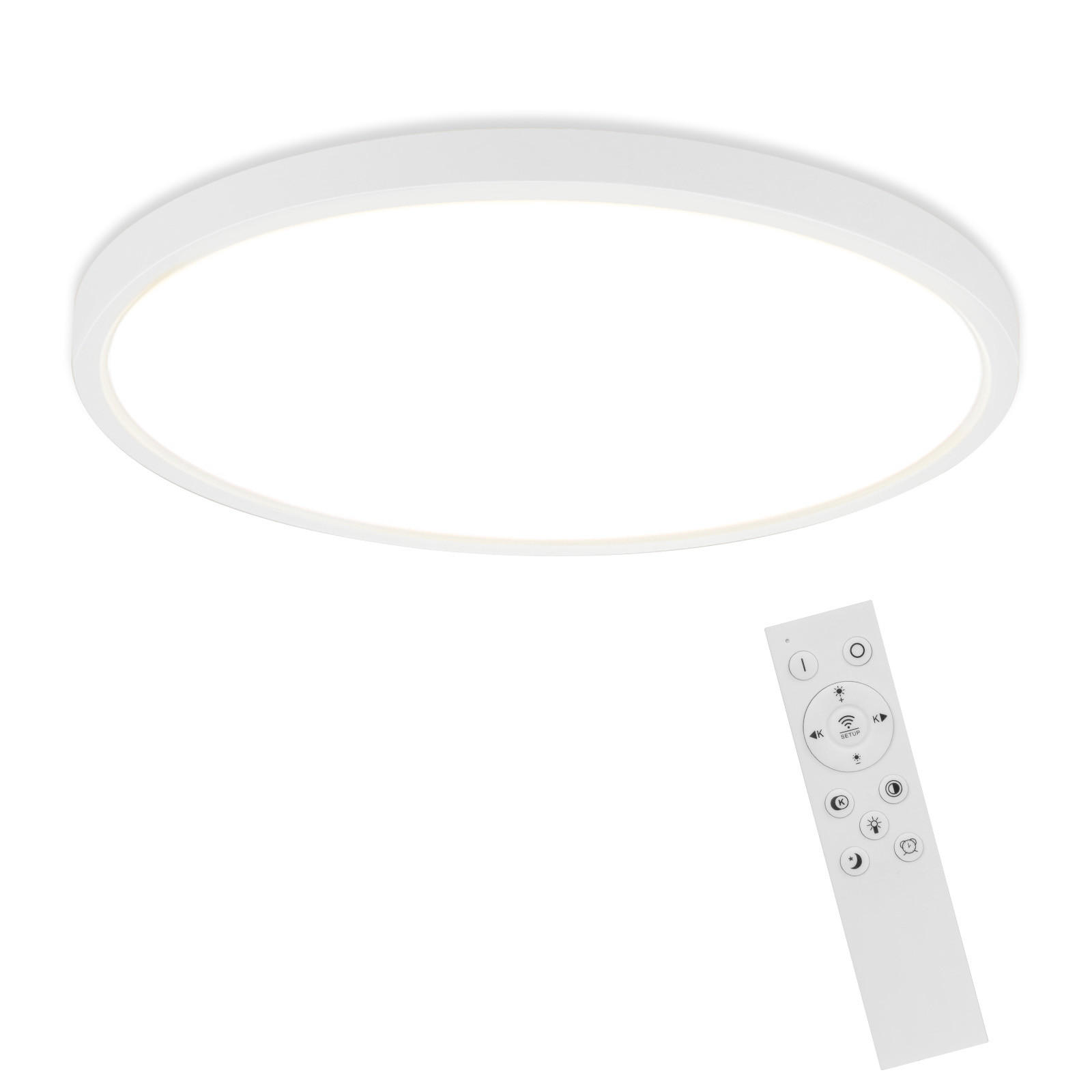 LED-DECKENLEUCHTE Buch 30 cm - Weiß, Kunststoff (30/30/2.5cm) - Nettlife