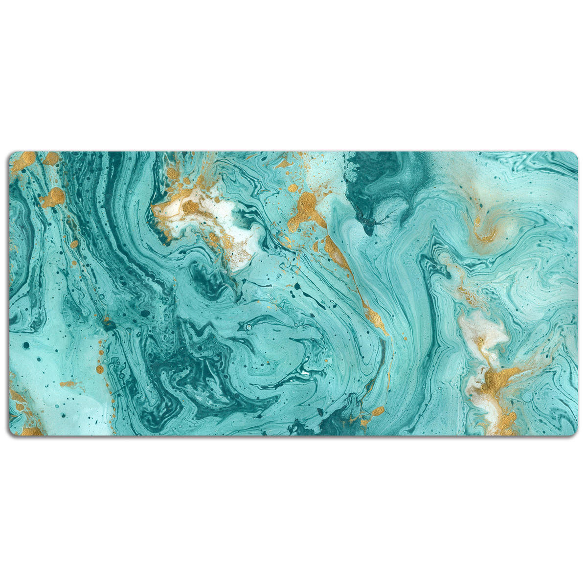 SCHREIBTISCHUNTERLAGE 120x60 cm Grün - Grün, Kunststoff (1.6/120/60cm) - ArtPrintCave