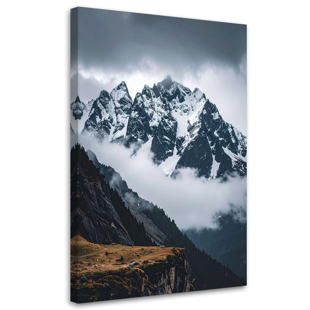 Feeby Leinwandbild Blau 60x90 cm