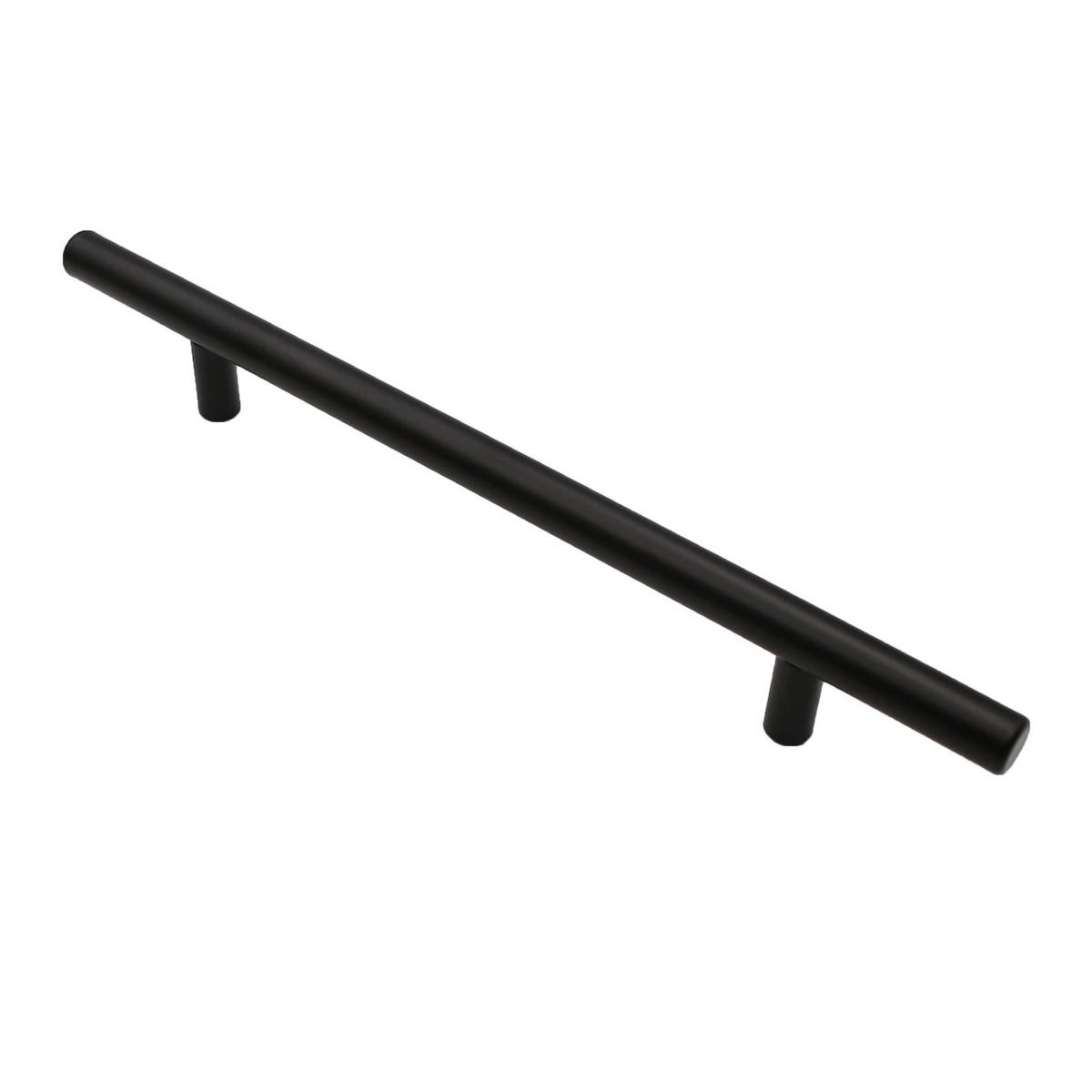 MÖBELGRIFF Schwarz 2er-Set 64 mm Edelstahl - Schwarz, Metall (3.7/1.5/18cm)