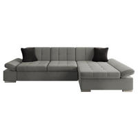 ECKSOFA Montana, Seite: Rechts - Silbereichenfarben, Holz/Textil (278/161cm) - MIRJAN24