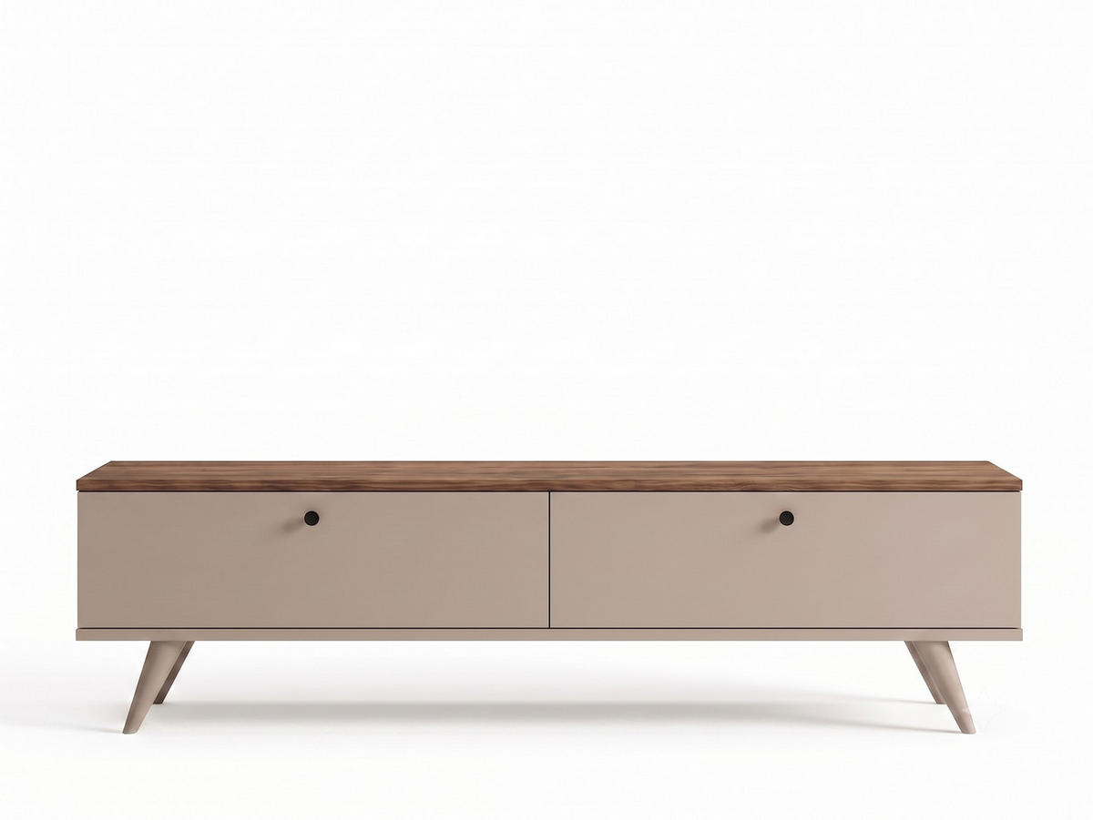 TV-MÖBEL paris - Weiß, Holz (25/40/160cm) - Habitat Garten