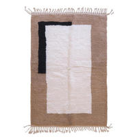 BERBERTEPPICH mit Grafikmuster 164x 252 cm - Beige, Naturmaterialien (164/252cm) - AFK Living