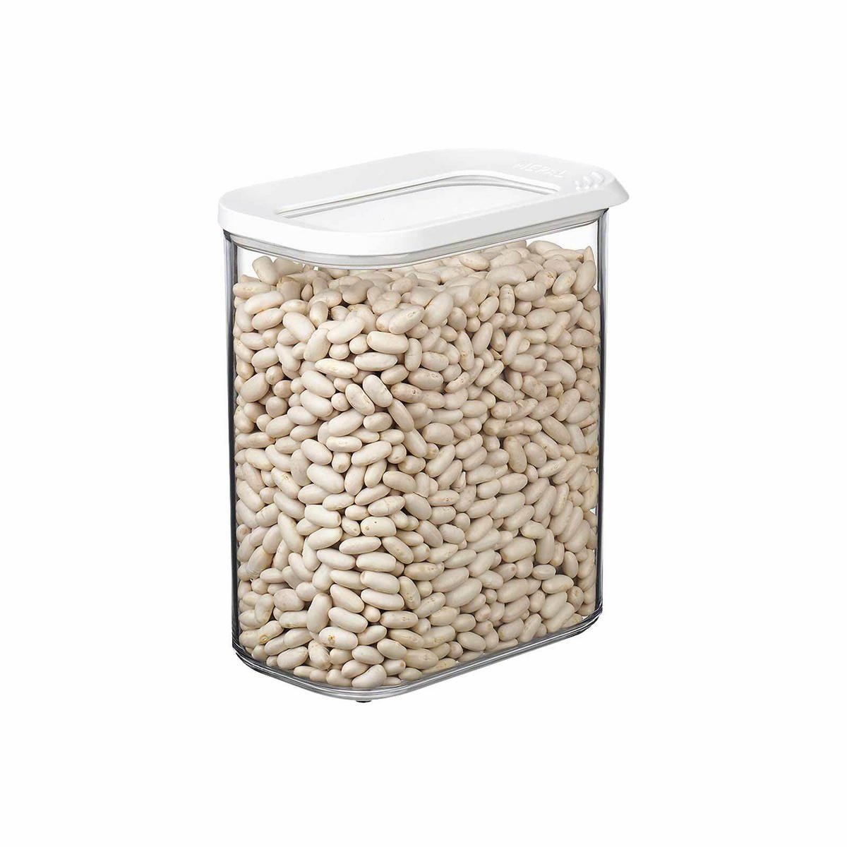 VORRATSDOSEN Modula weiß 1500 ml 4er Set - Weiß, Kunststoff (9/16.8/14.4cm) - Mepal