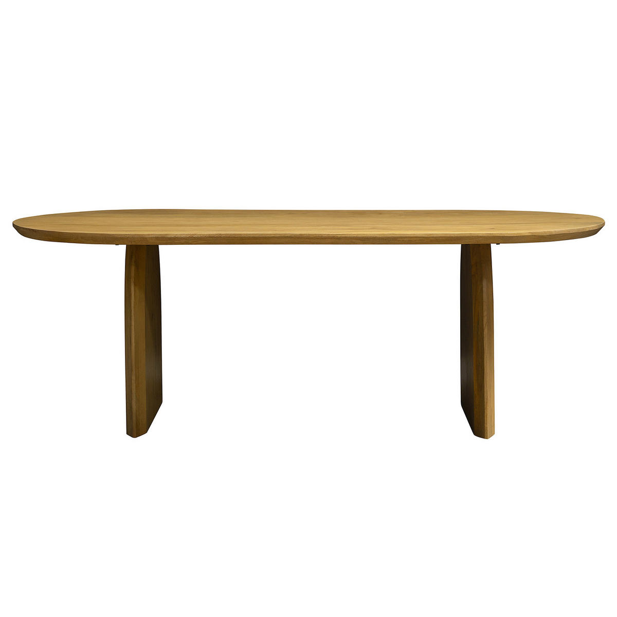 MASSIVER ESSTISCH - Massivholz - Mangoholz - Braun, Holz (100/220/77cm) - home24