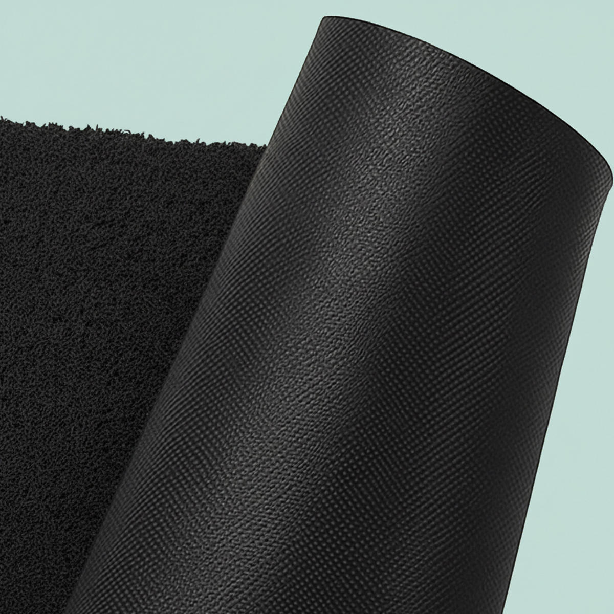 ROHOŽ - černá, textil/plast (60/40cm) - Relaxdays