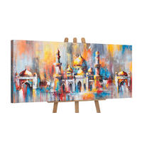 GEMÄLDE Ausstrahlung auf Keilrahmen 115x50 cm - Multicolor, Holz (115/50cm) - YS-art gallery