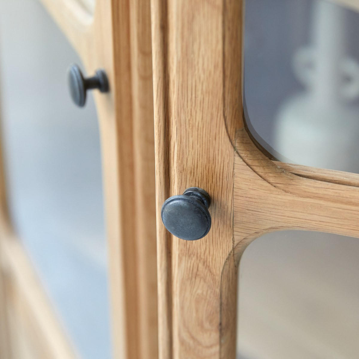 GESCHIRRSCHRANK Marthe Natur aus Eiche - Naturfarben, Holz (102/182/51cm) - Tikamoon