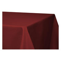 TISCHDECKE Leinenoptik 90/90 cm eckig bordeaux - Bordeaux, Kunststoff (90/90cm) - TiborTex
