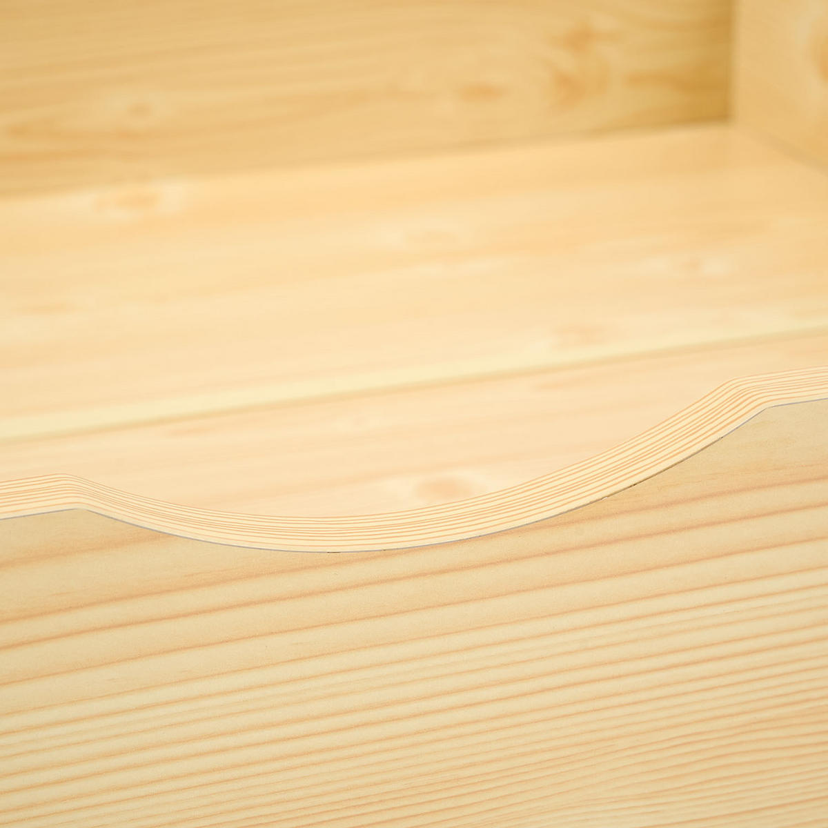 BETTSCHUBKASTEN 2 er Set Natur 83 x 63 - Braun, Holz - Homestyle4u