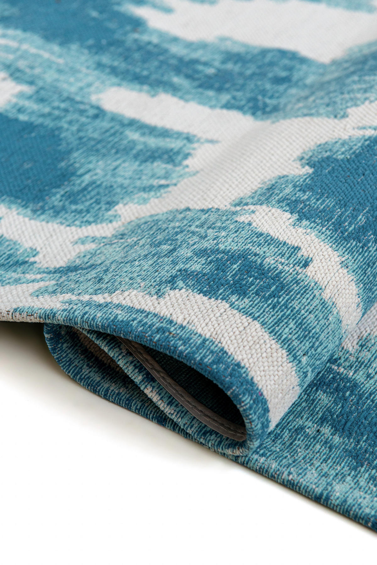 TEPPICH modern Flachgewebe TAKI Blau 240 x 340 cm - Blau, Textil (240/340cm) - Novatrend