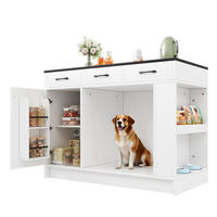 SERVIERWAGEN mit 3 Schubladen 120 x 60 x 90 cm Weiß - Weiß, Holz (60/90/120cm) - Beauniv