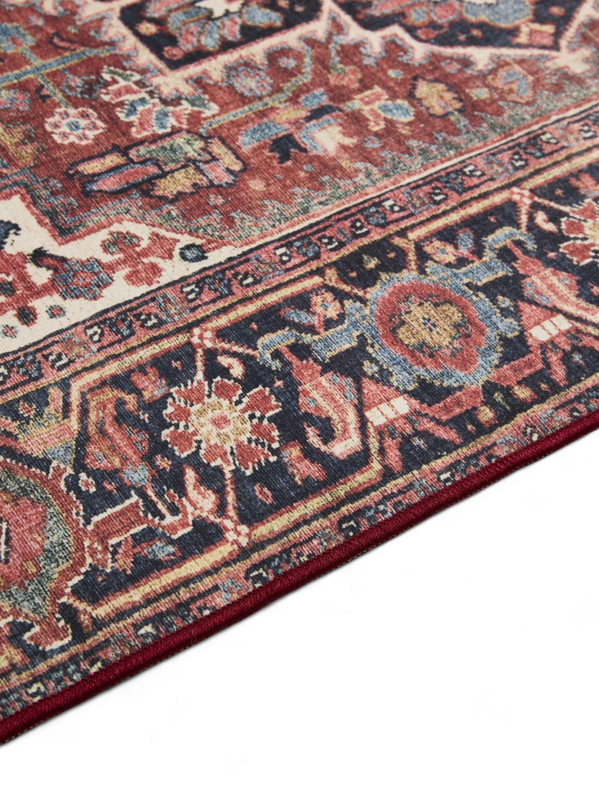 VINTAGE-TEPPICH George waschbar 240x340 cm - Multicolor, Kunststoff (240/340cm) - benuta