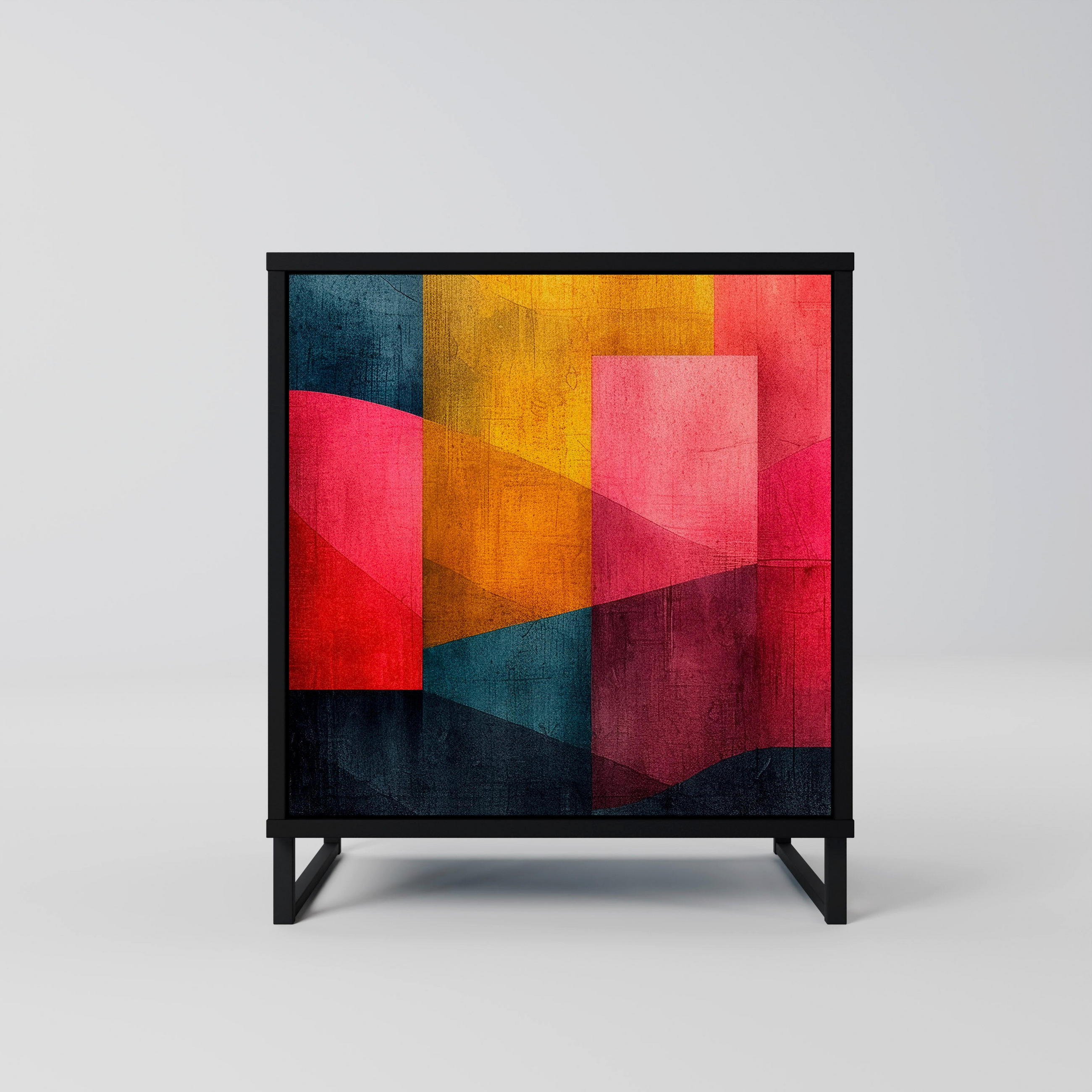 SpaceRebels Sideboard Schwarz 57.5x67.5x42 cm