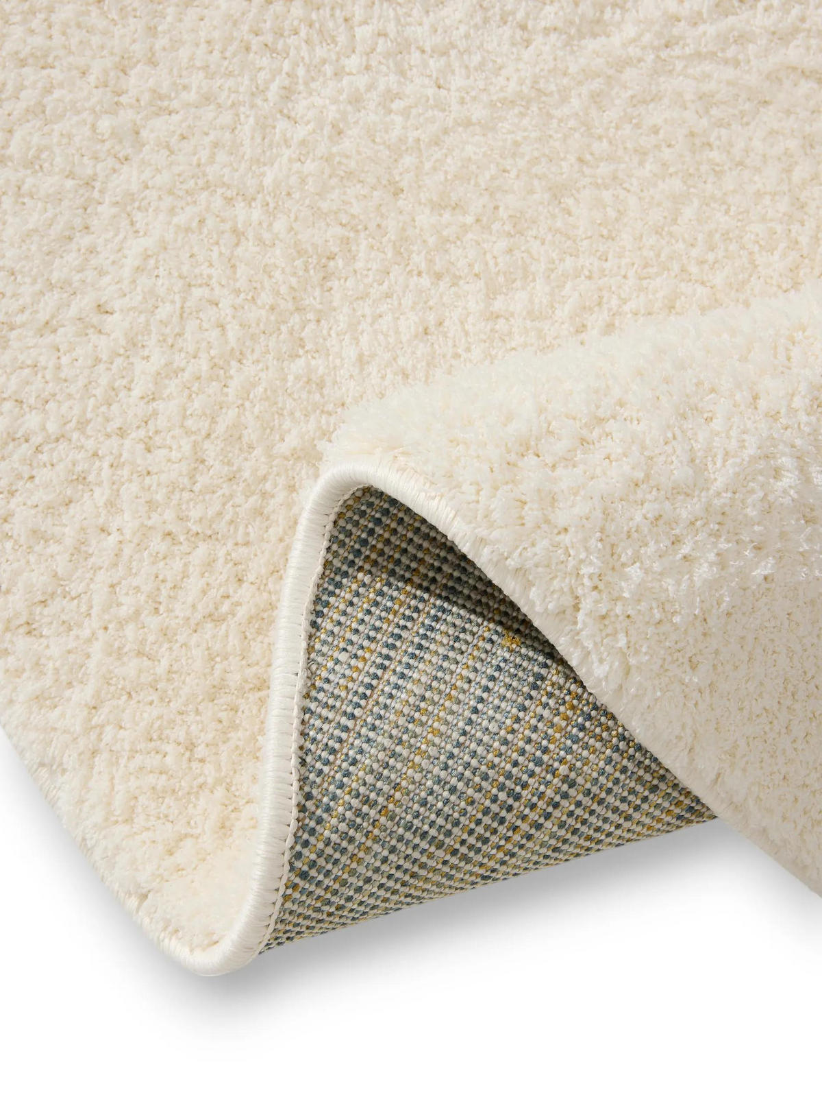 HOCHFLORTEPPICH rund Soda Weiß ø 200 cm rund - Weiß, Textil (200/200cm) - benuta Nest