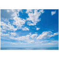 FOTOTAPETE Himmel Wolken Blau 150x105 cm - Multicolor, Papier (150/105cm) - Wallarena