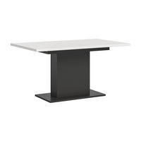 ESSTISCH MOTION (B/H/T: ca. 150/76/90 cm) in grau/weiß - Grau, Holzwerkstoff (90/150/76cm)