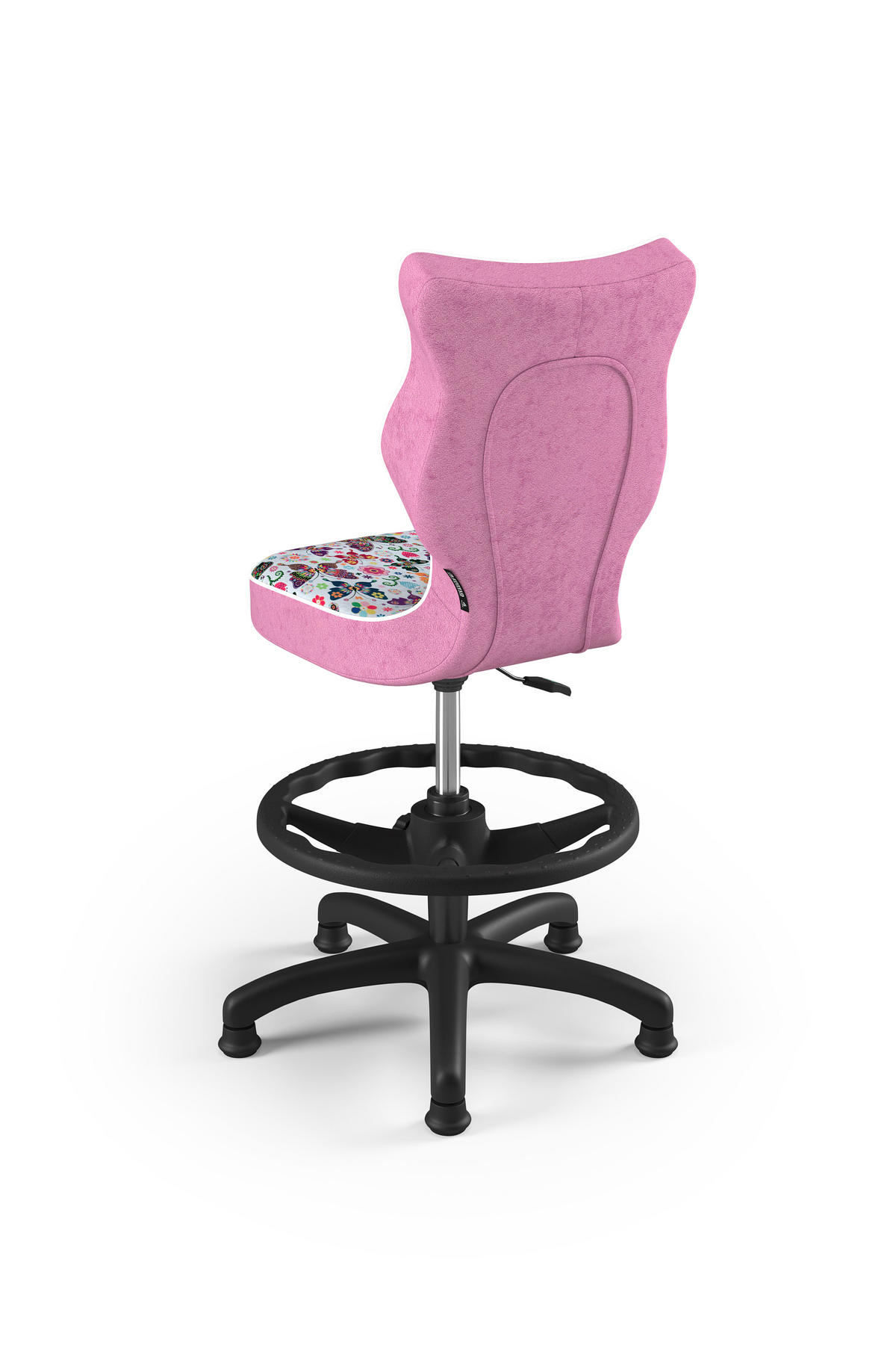 KINDERSTUHL Petit mit Fußstütze - Rosa, Textil (66/90/66cm) - RAUMHIRSCH FURNITURE