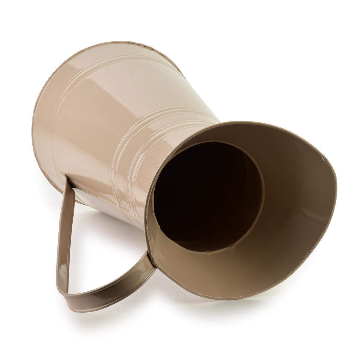 VASE Roger Beige 27x17xh38,5 cm Metall - Beige, Metall (38.5cm) - Mondex