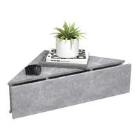 NACHTKÄSTCHEN 60/15/42,4 cm  in Grau  - Grau, MODERN, Holzwerkstoff (60/15/42,4cm) - MID.YOU