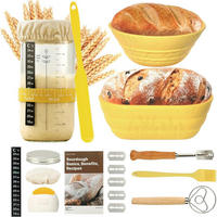 GÄRKÖRBCHEN Set 2-teilig Silikon Oval und Rund Gelb - Gelb, Kunststoff (17/9.5/26cm)